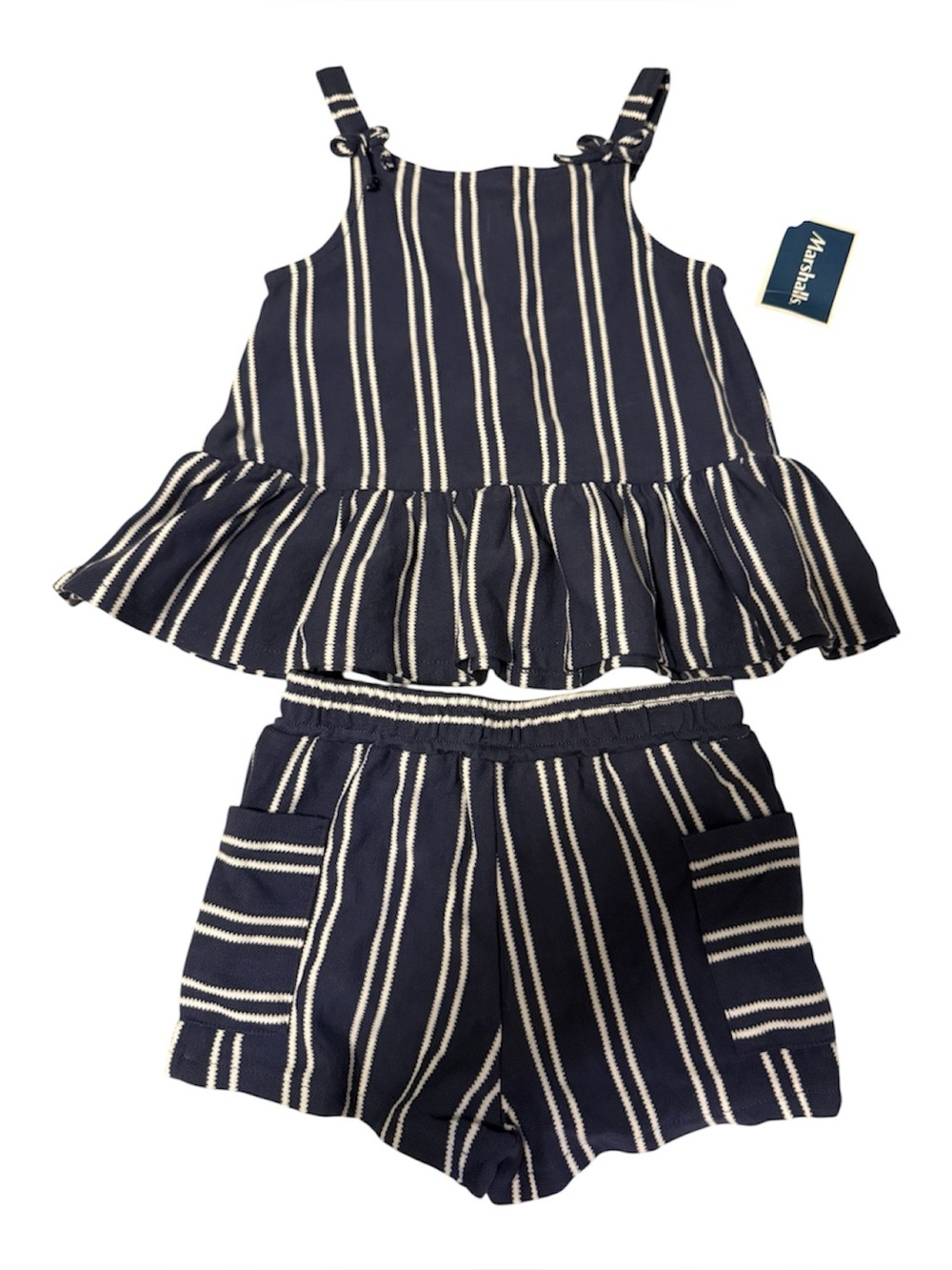 Rachel Zoe Navy and White Striped Kids outfit